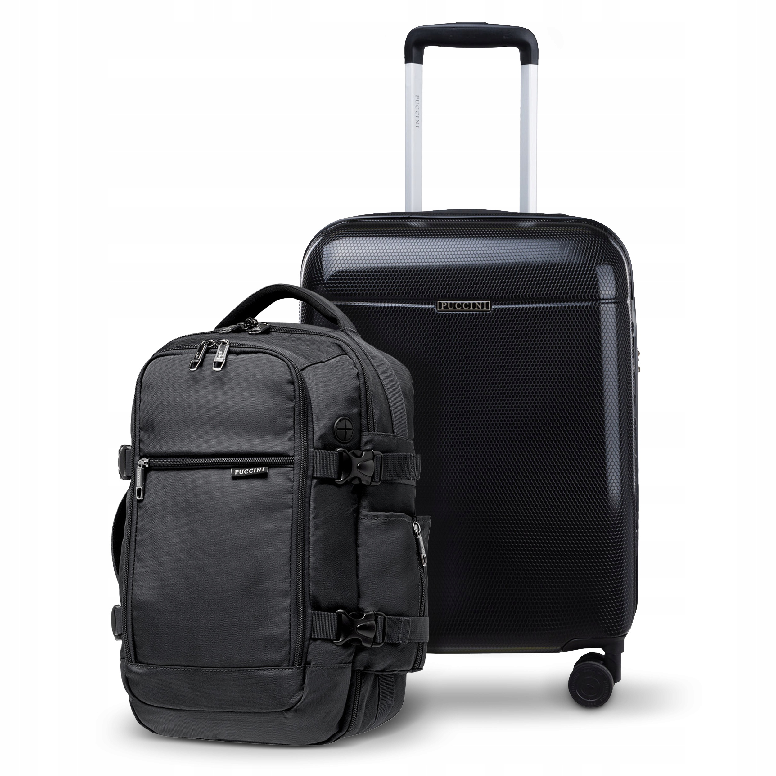 Walizka Kabinowa Podróżna Pc Plecak do Samolotu Easypack Zestaw