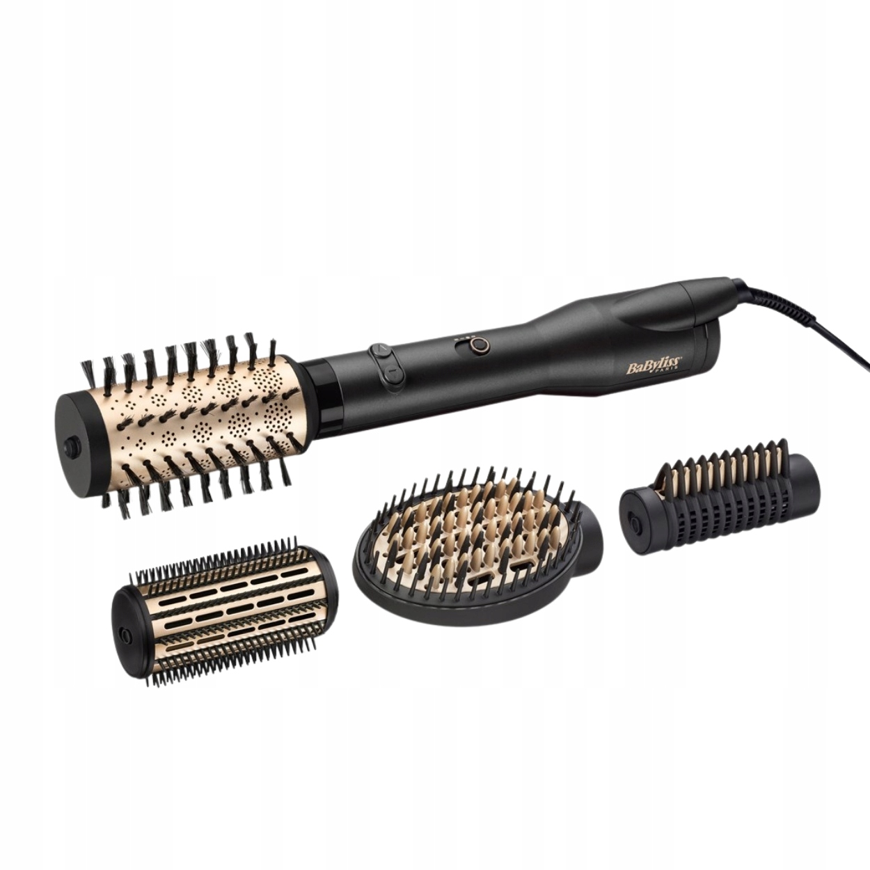 Sušička vlasov Babyliss AS970E 4 nástavce 650 W čierna rotačná ionizácia