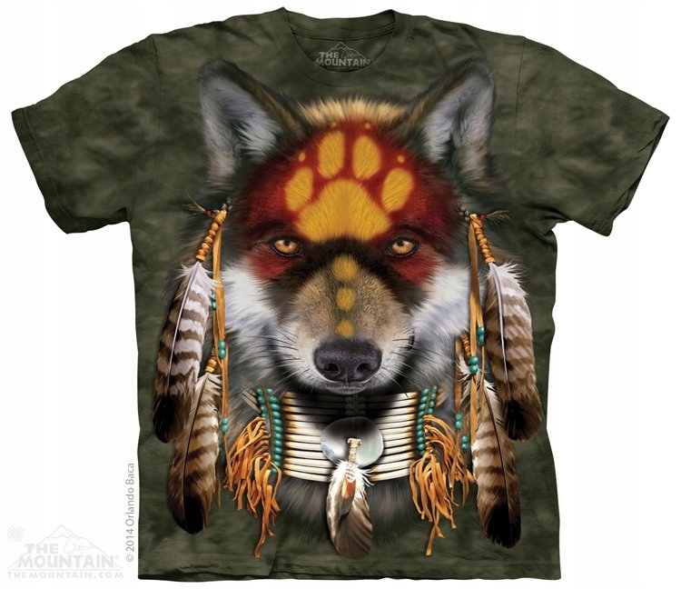 Native Wolf Spirit The Mountain L