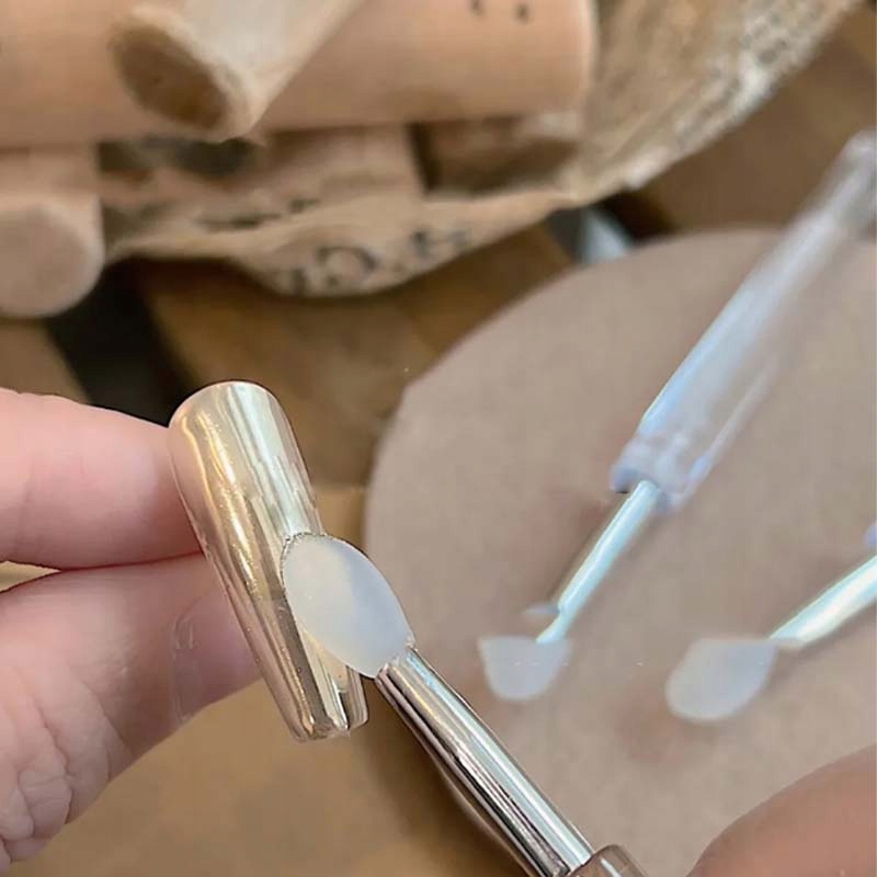 Silikonowy aplikator do pyłków DO ZDOBIEŃ wcierania pyłków Clear Rodzaj aplikator