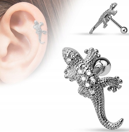 KOLCZYK DO CHRZĄSTKI UCHA TRAGUSA HELIX 1,2/6/3