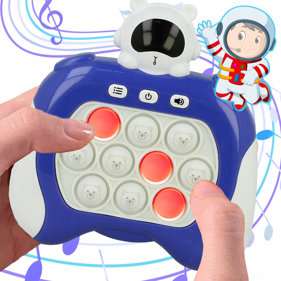 GRA POP IT POPIT elektryczna ANTYSTRESOWA ELEKTRYCZNA GIERKA ZRĘCZNOŚCIOWA Płeć chłopcy dziewczynki unisex