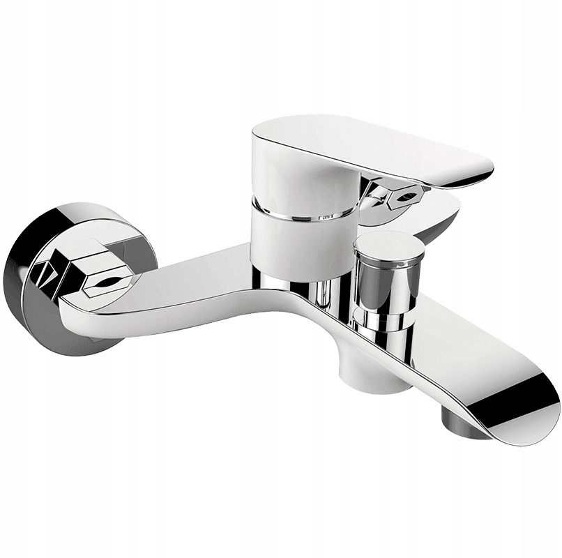 Alea – nástenná vaňová batéria bez sprchovej súpravy