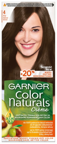 

Garnier Color Naturals Farba do włosów 4 Brąz