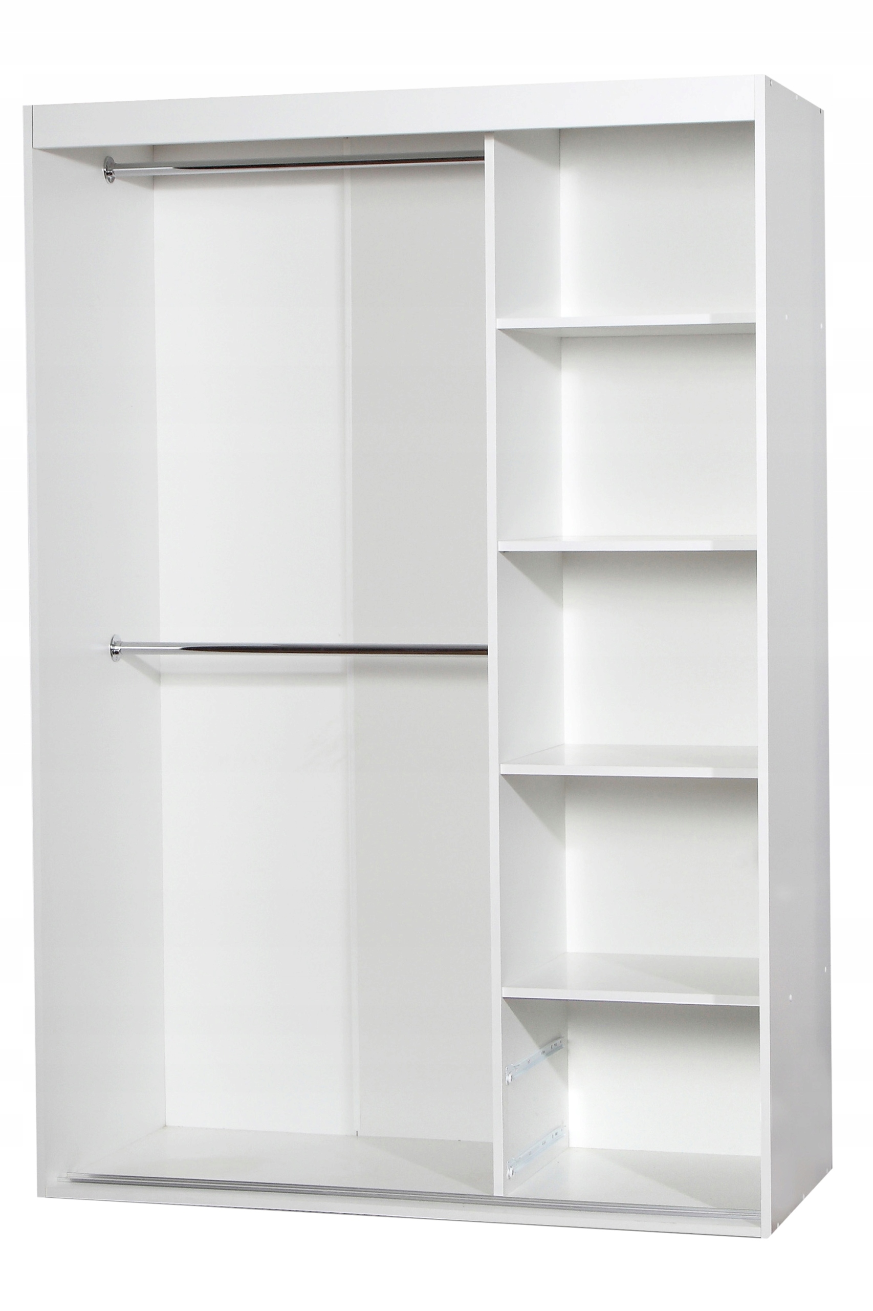 Skříň Posuvná 150x255 Deska 18 mm s vybavením Se Zrcadlem VSZ75 O-sofa