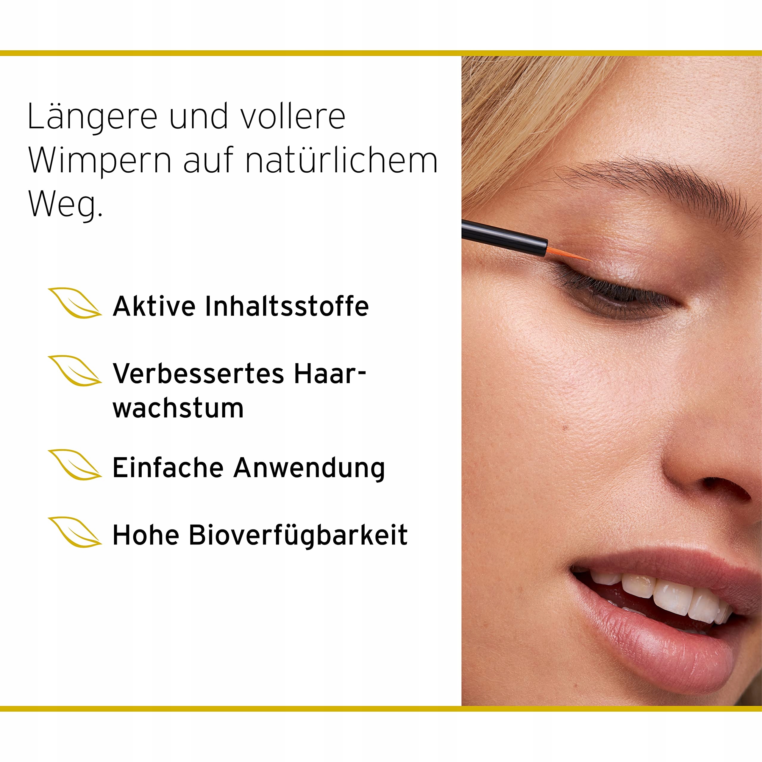 NUVEGA LASH Wegańskie Serum Do Rzęs Na Wzrost Rzęs 3ml Made In Germany — miniatura 3