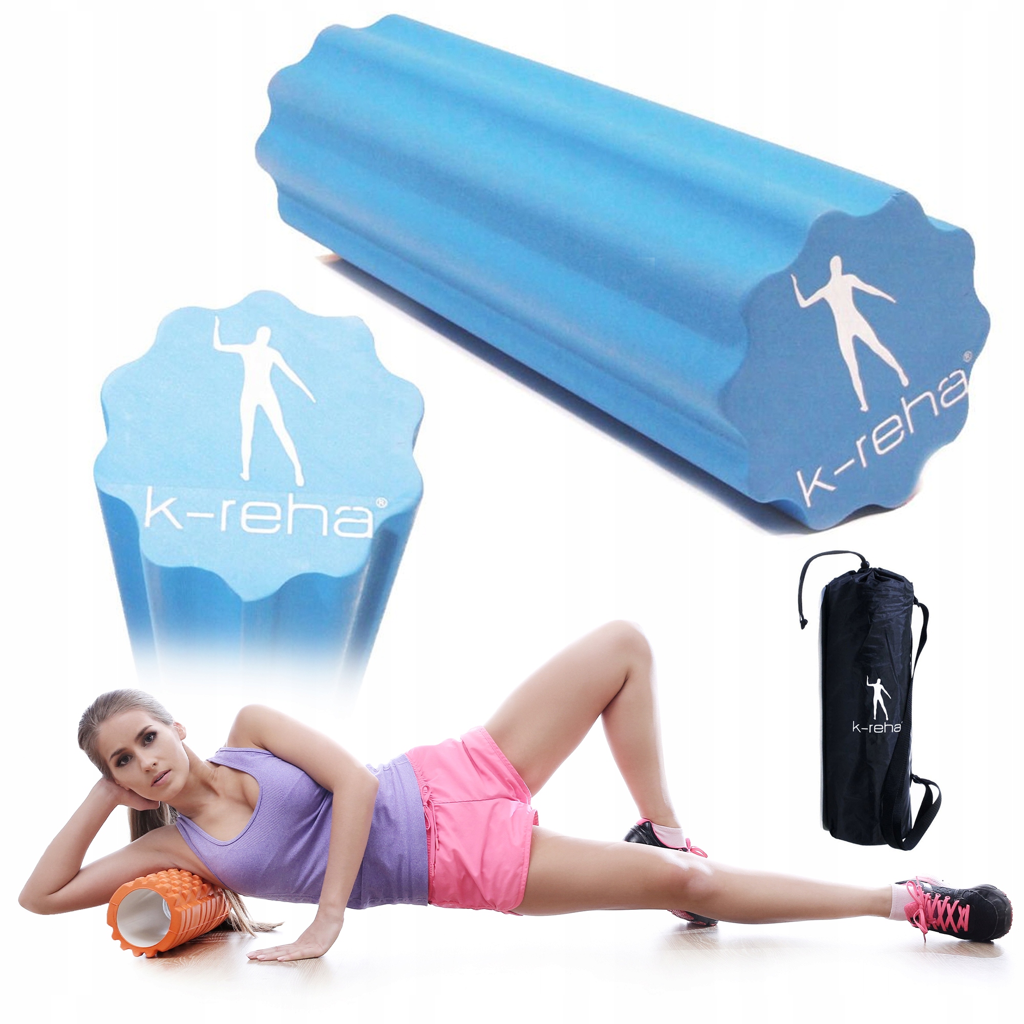 ROLLER KOREKCYJNY MASAŻ CROSSFIT + TORBA GRATIS