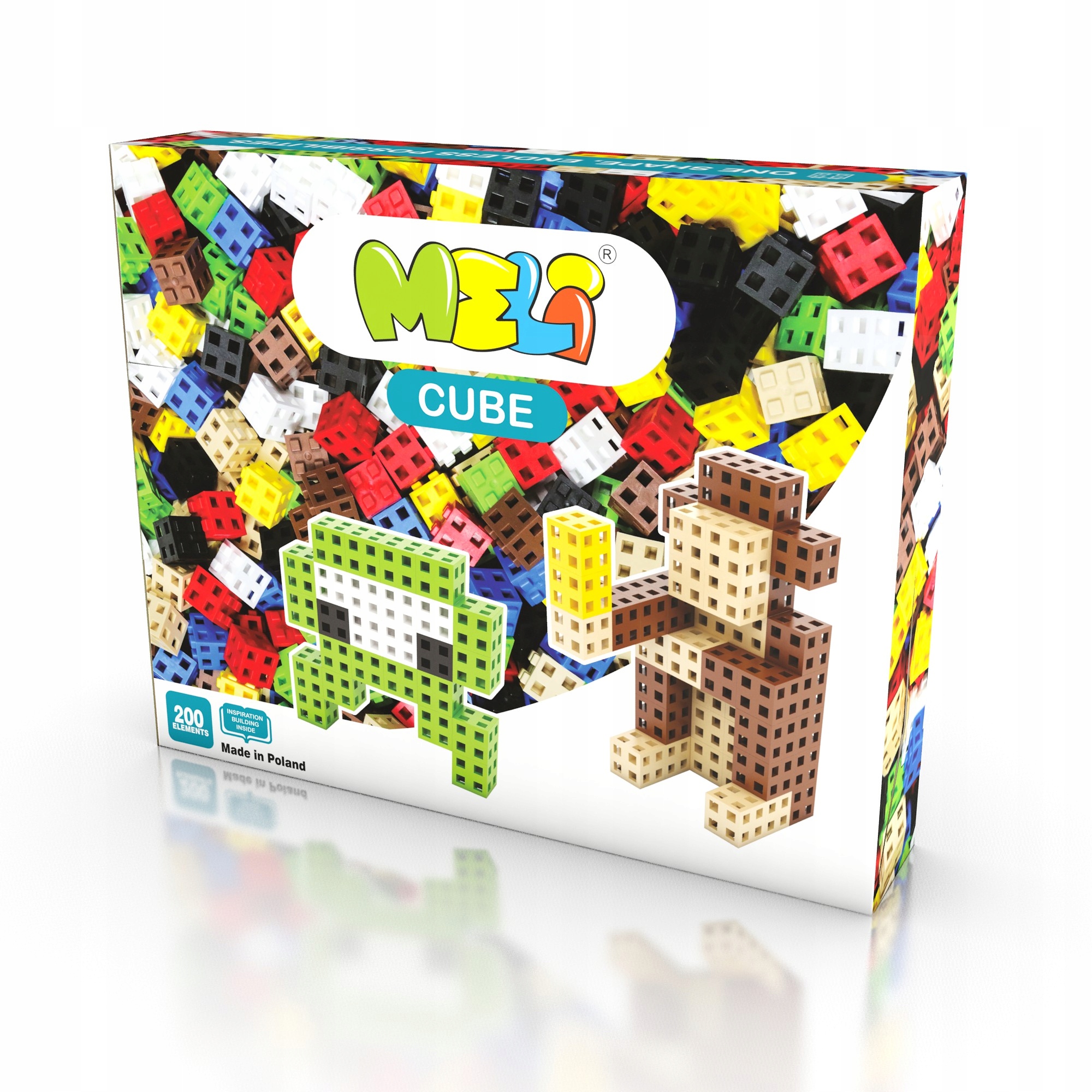Klocki konstrukcyjne Meli Cube 200 el Minecraft