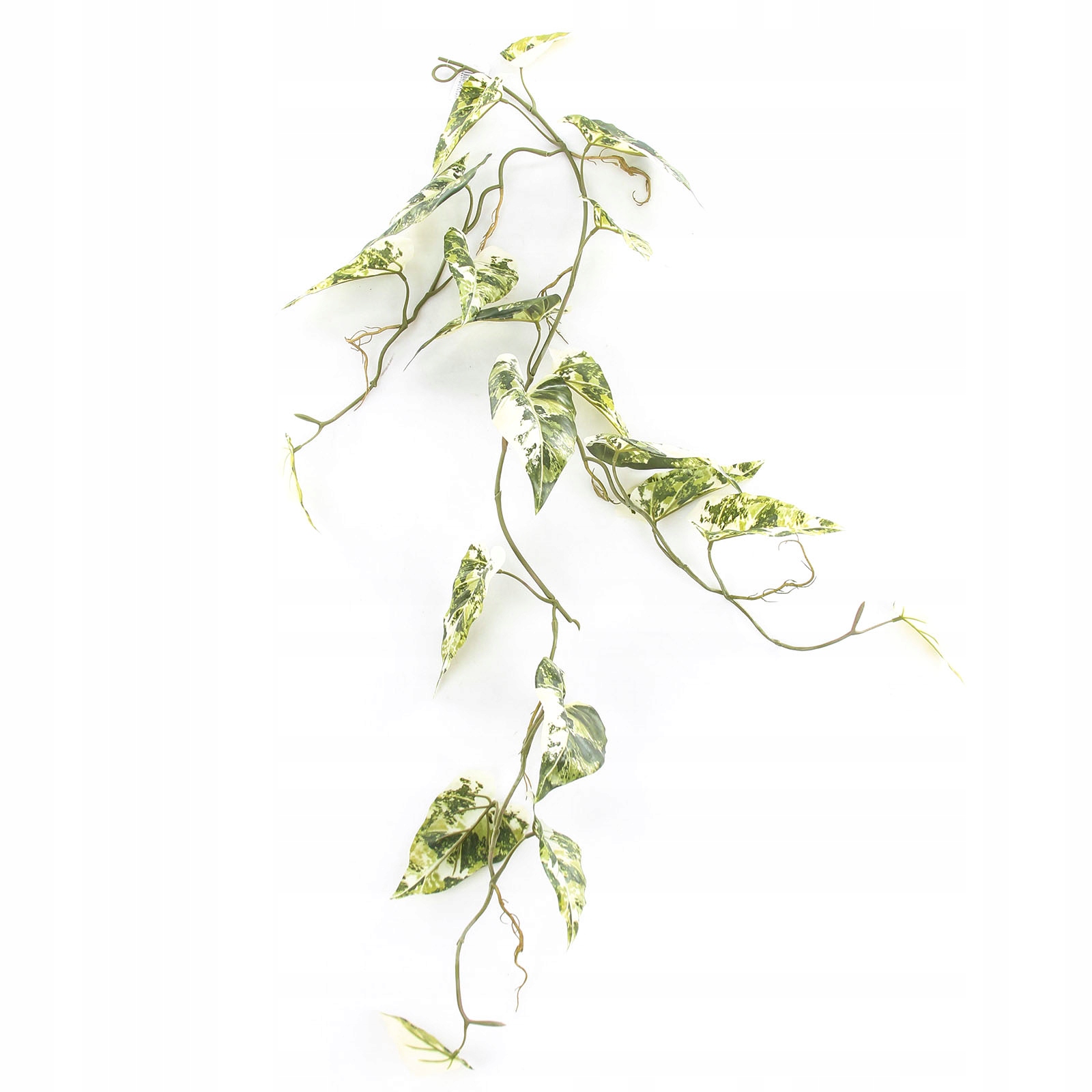 wysokiej jakości sztuczne pnącze Scindapsus Tendril 123 cm variegata liście