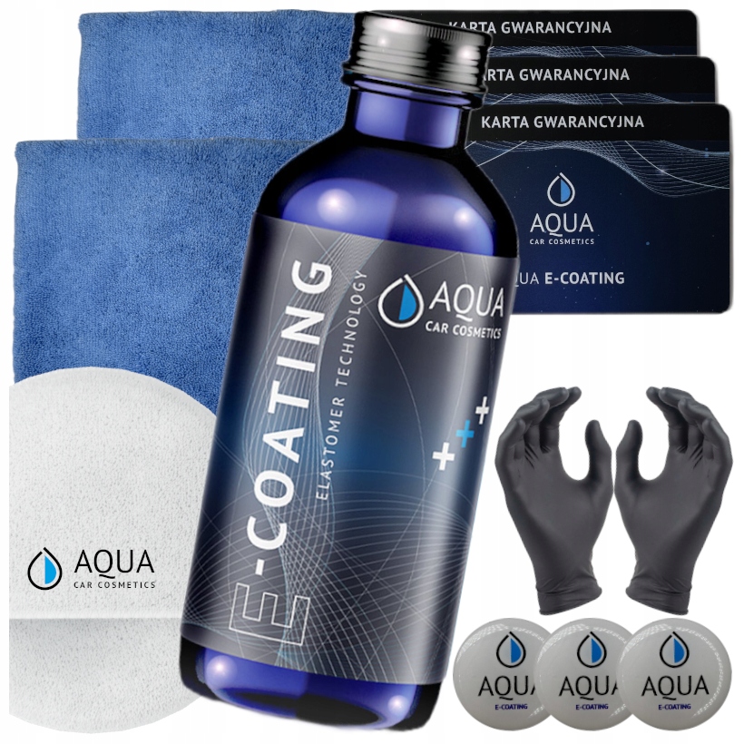 Aqua E-Coating 100ml Powłoka Elastomerowa Ceramiczna Ochronna 4 Letnia
