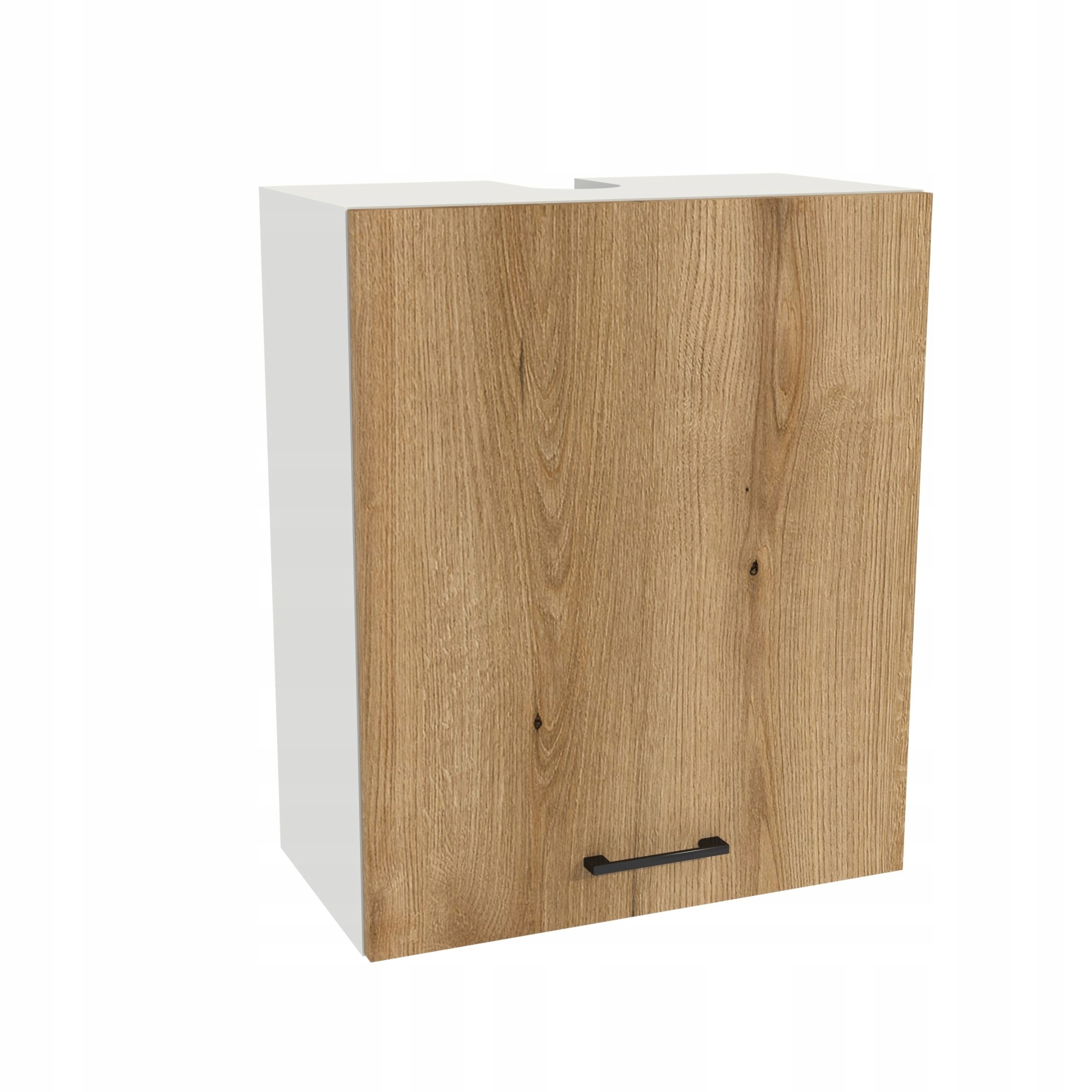 Horná digestorová kuchynská skrinka 60/72 Capri korpus Biela predná časť Dub Evoke