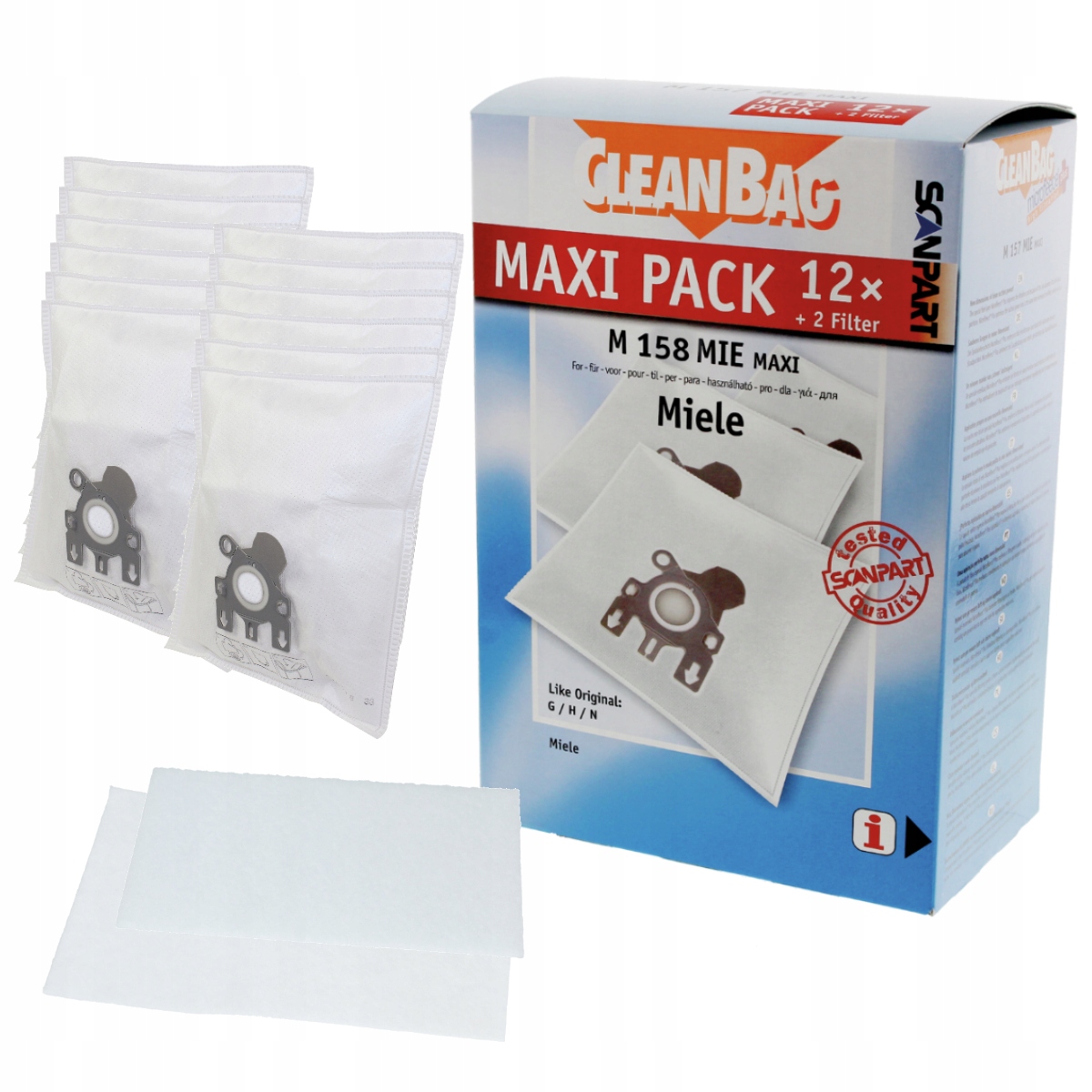 

12x Worki do odkurzacza Miele Classic C1 Serie