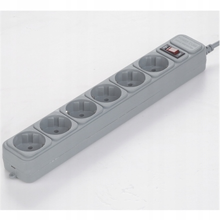 Energenie listwa zasilająca 6x schuko, 1.8m, szara spg6-b-6c