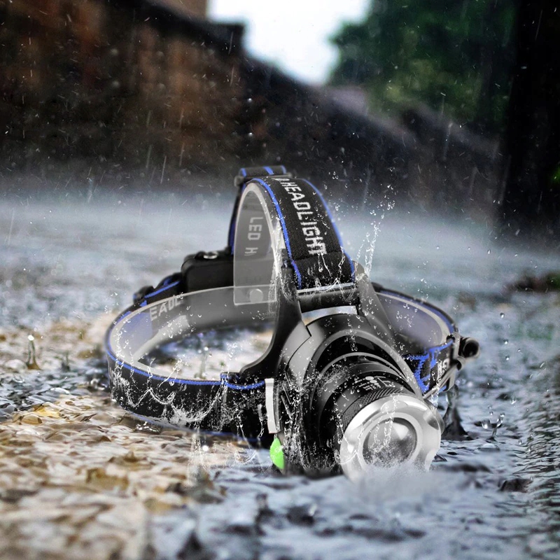 MOCNA LATARKA CZOŁOWA CZOŁÓWKA LED REFLEKTOR AKU Marka XRG