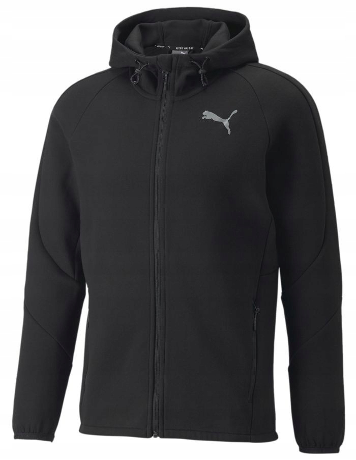 Mikina Puma Evostripe Full Zip Hoodie 847401-01 Vel S
