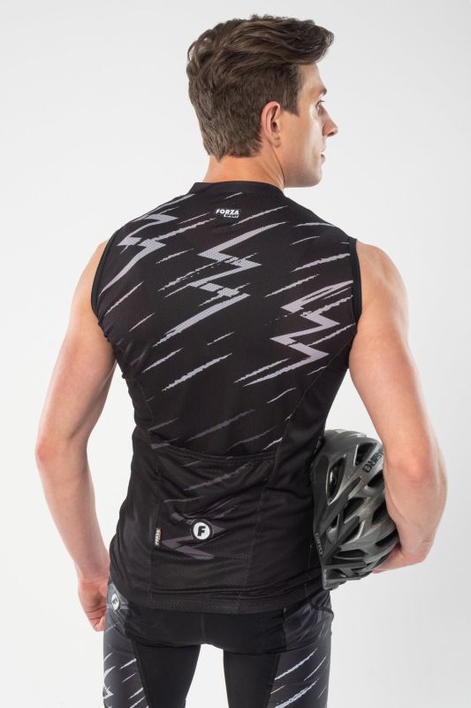 BEZRĘKAWNIK KOLARSKI PRESS BLACK FORZA SPORT XXL Rękaw bez rękawów