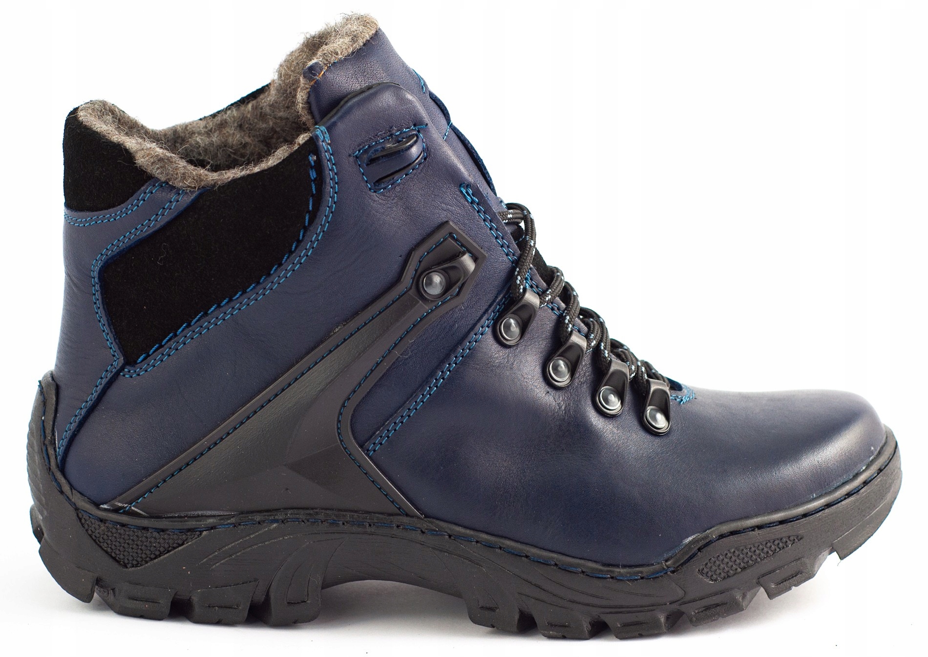 

Buty Zimowe Trekkingowe Ocieplane Skóra 119 Gr 41
