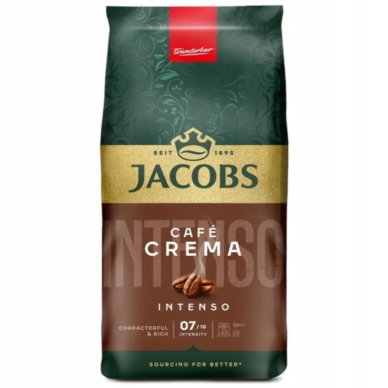 Levně Káva zrnková Jacobs Crema Intenso 1 kg