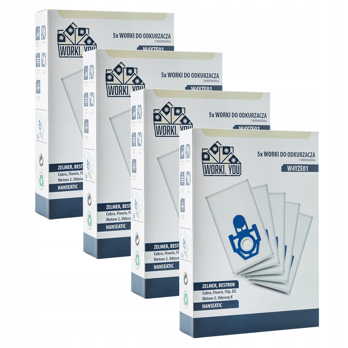 

20 x Worki do odkurzacza Bosch AquaWasch&Clean
