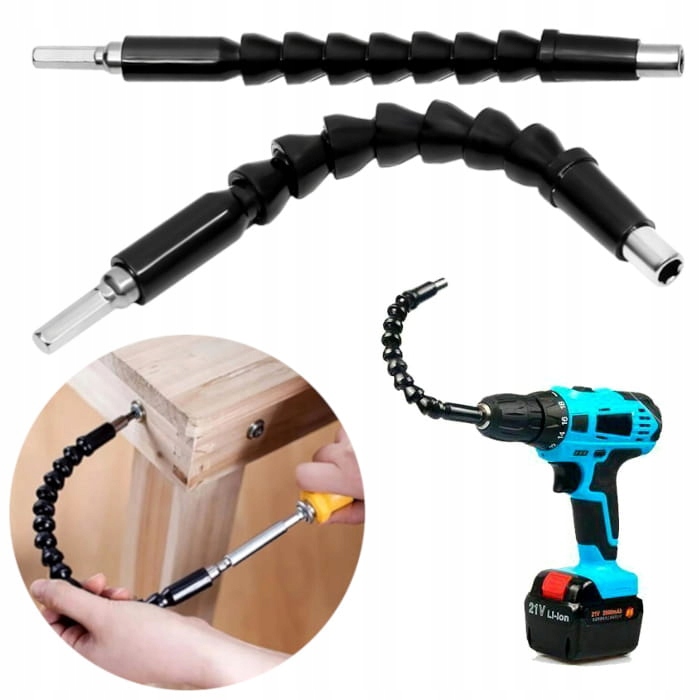 

Elastyczna przedłużka do bitów, wkrętarki 20 cm