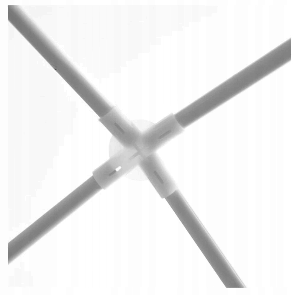 PAWILON OGRODOWY NAMIOT HANDLOWY 2,4x2,4 m BIAŁY ALTANA PRZECIWSŁONECZNA Szerokość 2.4 m