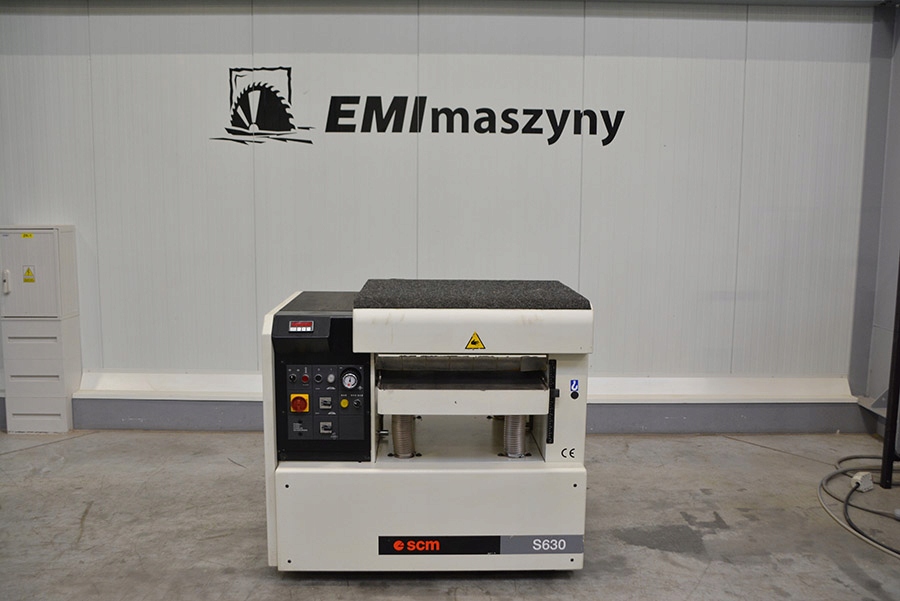 GRUBOŚCIÓWKA SCM S630 - PNEUMATYCZNY DOCISK ROLEK - NOŻE TERSA