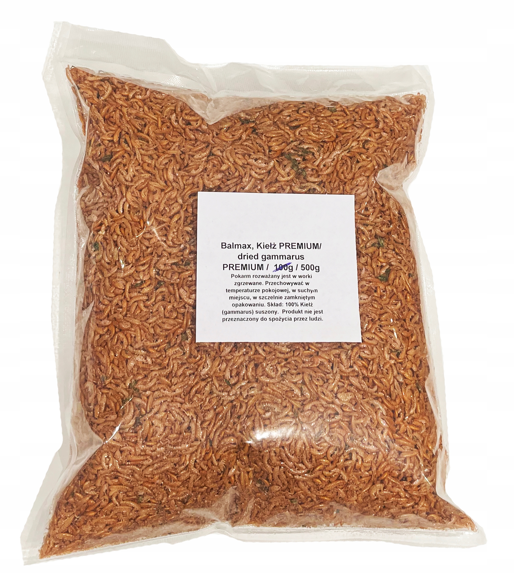 Levně Balmax, klíček Premium, dried Gammarus Premium, krmivo pro ryby, 500 g