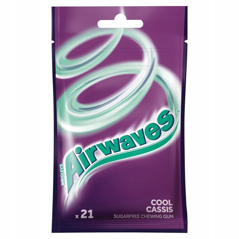 Levně Airwaves Bezcukrová Žvýkačka s příchutí Mentolu Černý rybíz 29g 20 Ks