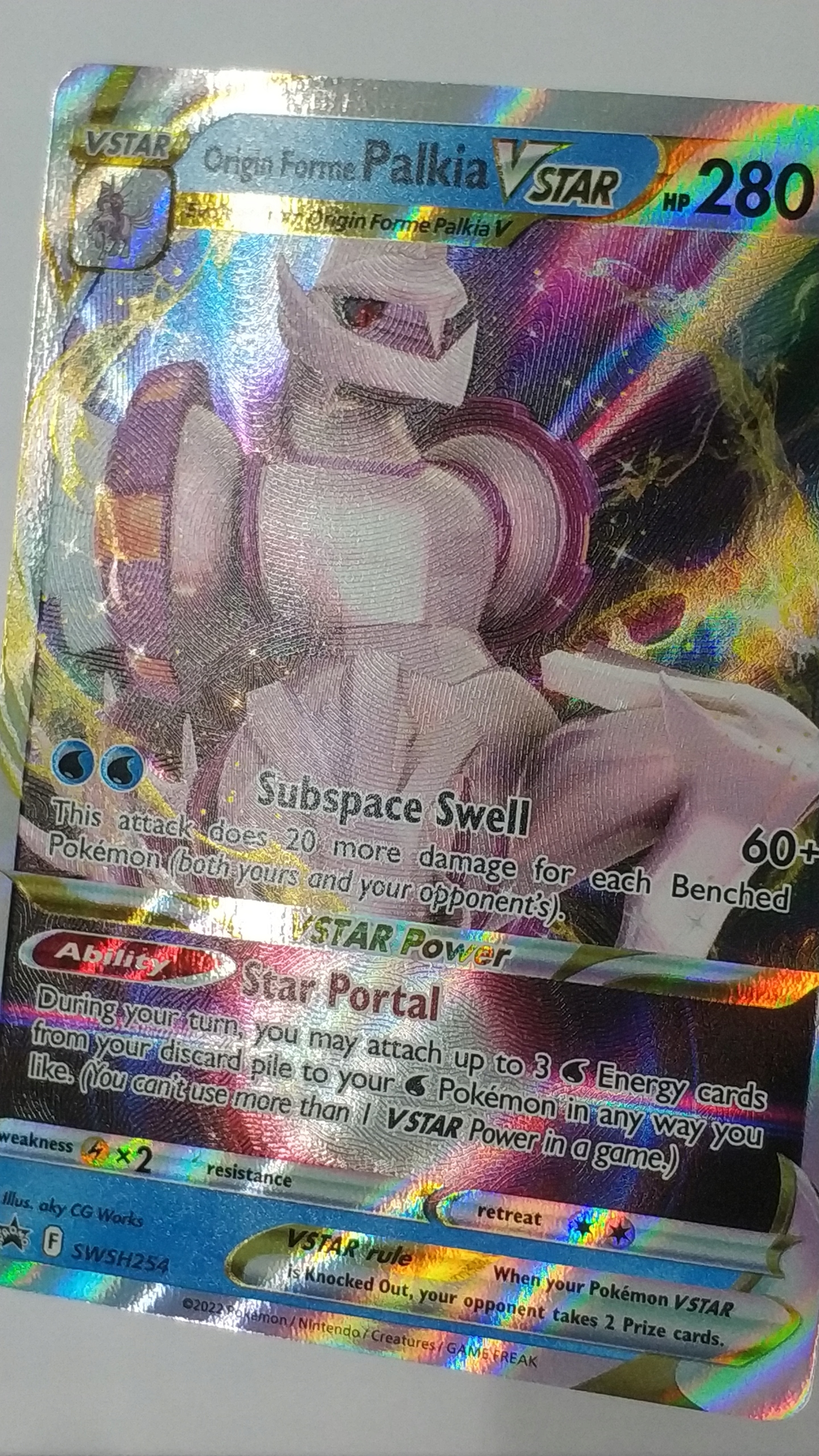 Origin Forme Palkia VSTAR SWSH254 Black Star Promo Nazwa Origin Forme Palkia VSTAR - SWSH254 - Black Star Promo