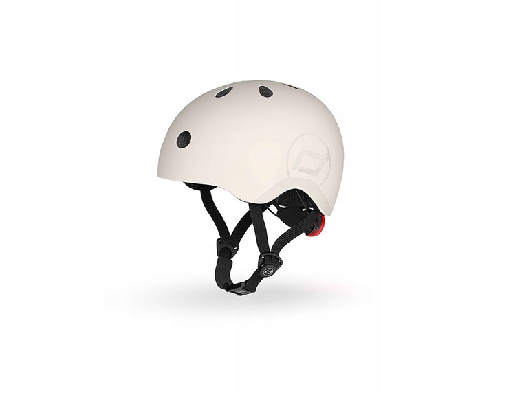 Scoot and Ride Kask S-m dla dzieci 3+, Ash beżowy