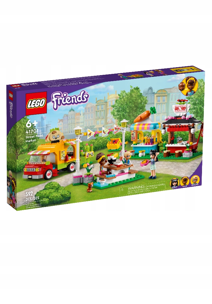 Lego Friends Stánky s jídlem 41701