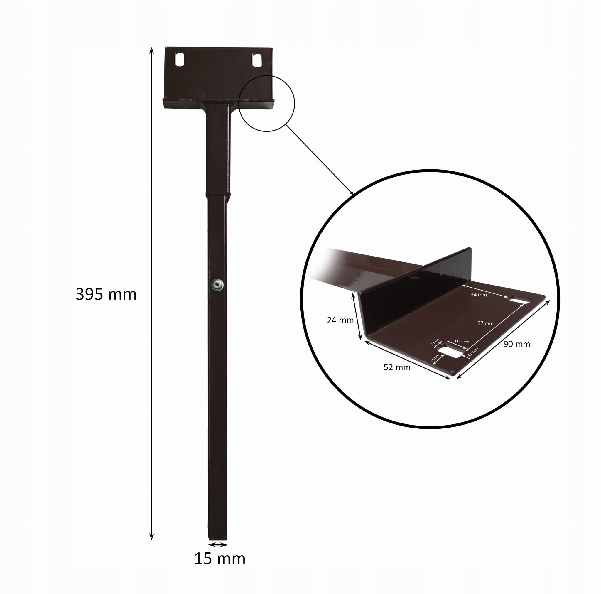 NOGA PODPOROWA STOŁU SKŁADANA REGULOWANA PODPÓRKA Maks. szerokość 1 cm