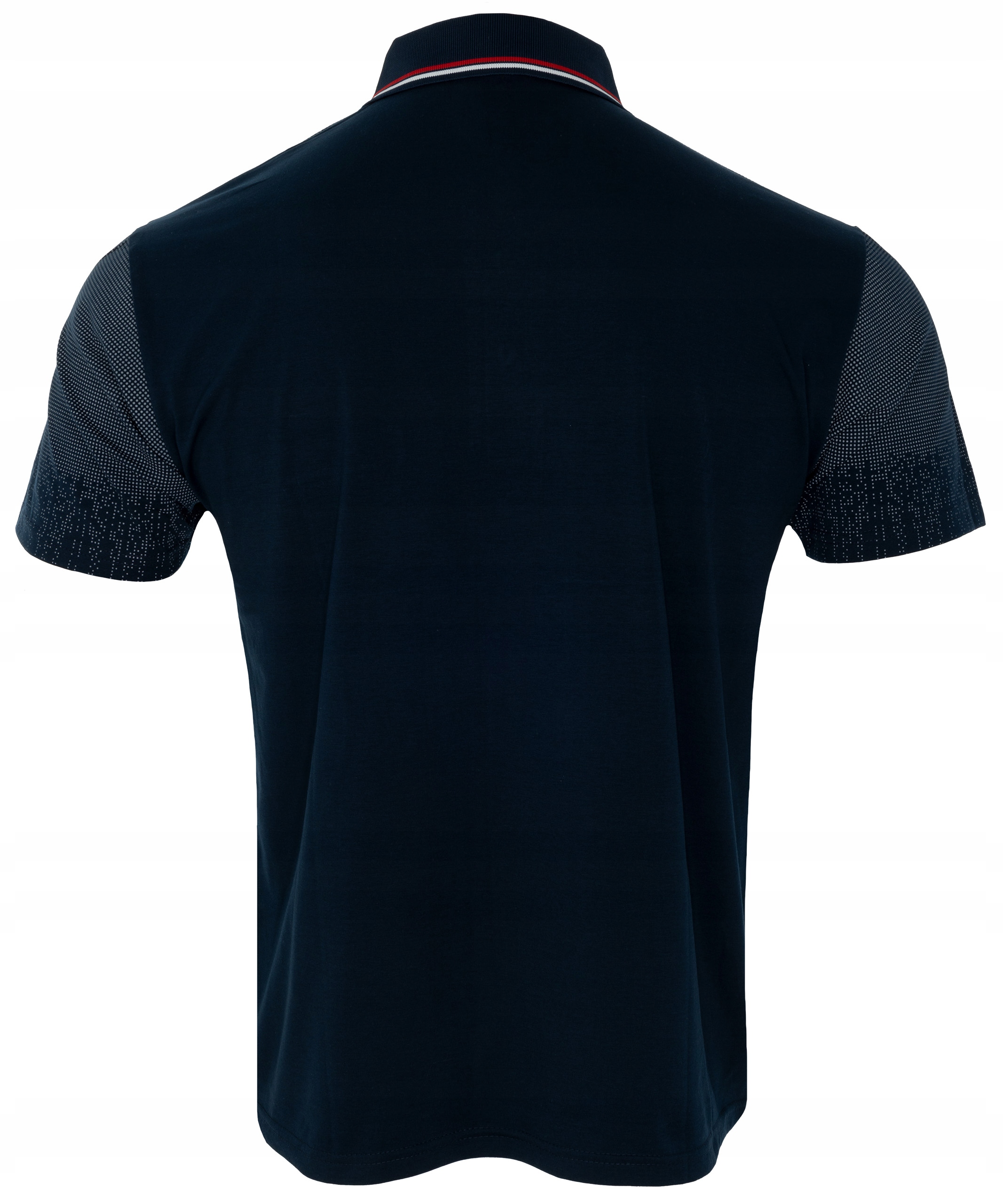 KOSZULKA męska POLO GRANATOWA z kieszonką rozmiar 4XL Wzór dominujący bez wzoru