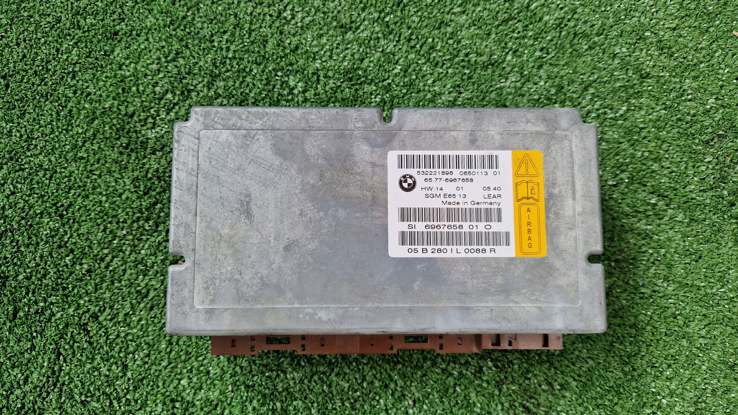 modulo SENSOR Centralina airbag airbag BMW 5 E65 E66 6967658