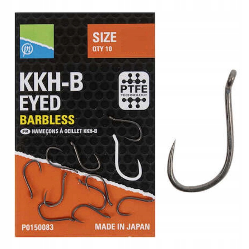 Haczyki Bezzadziorowe Preston Kkh-b Barbless Nr 12 10szt. Na Method Feeder