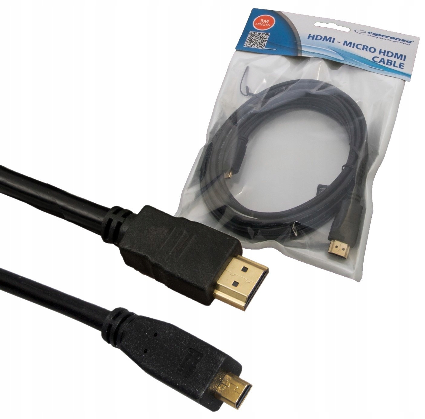 

Kabel Micro Hdmi Hdmi 3m 3D 4K Full Hd 1.4B