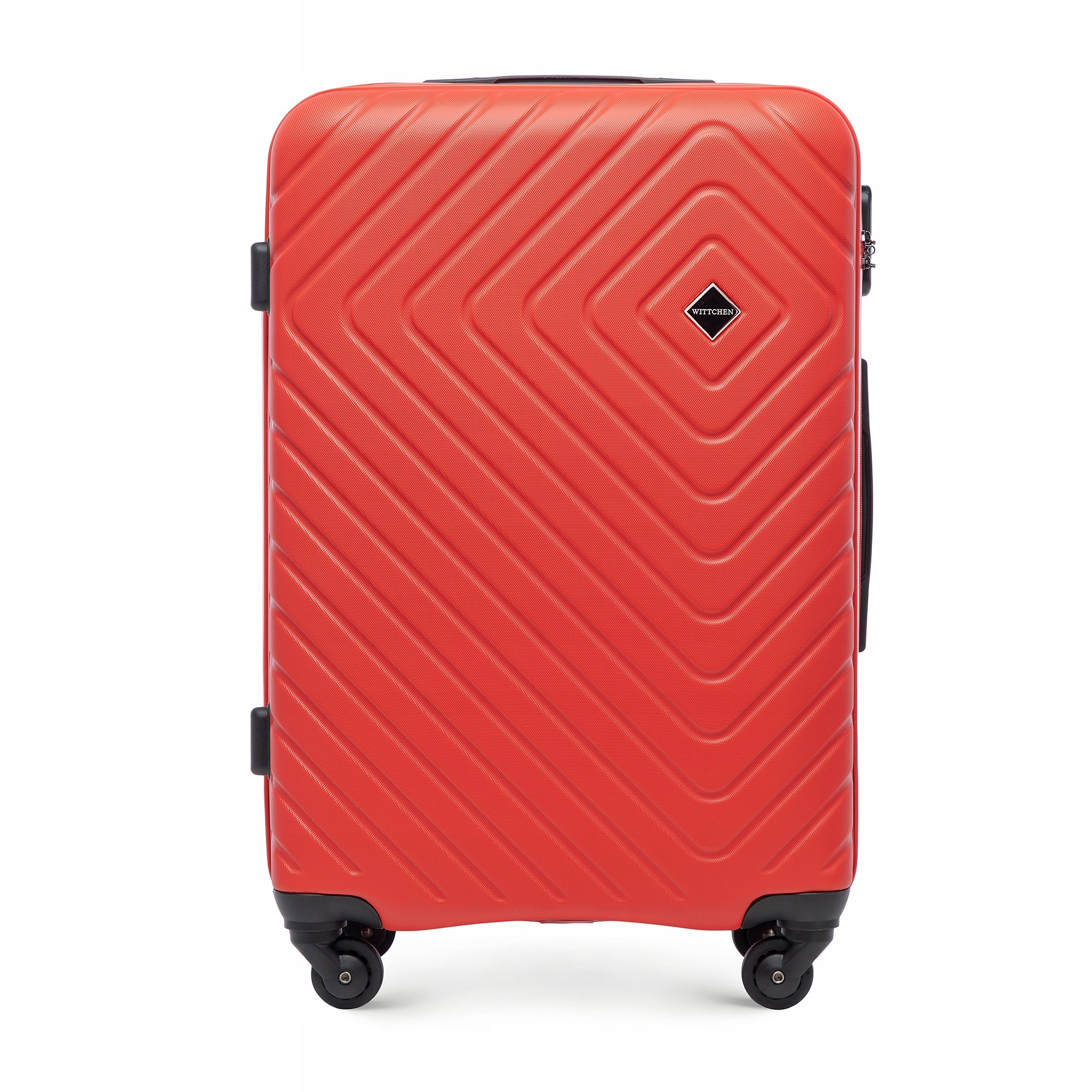 Walizka średnia Wittchen Cube Line Abs 56-3A-752-30 czerwona