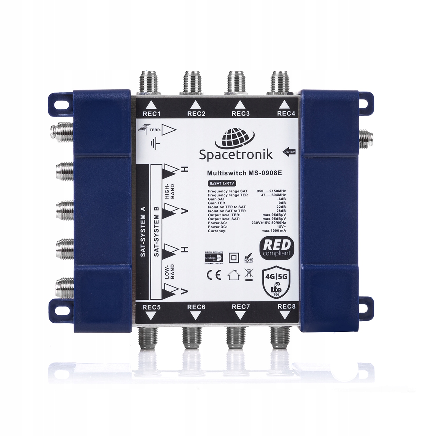 Multiswitch 9/8 Spacetronik E-Series MS-0908E Kod producenta MS0908E