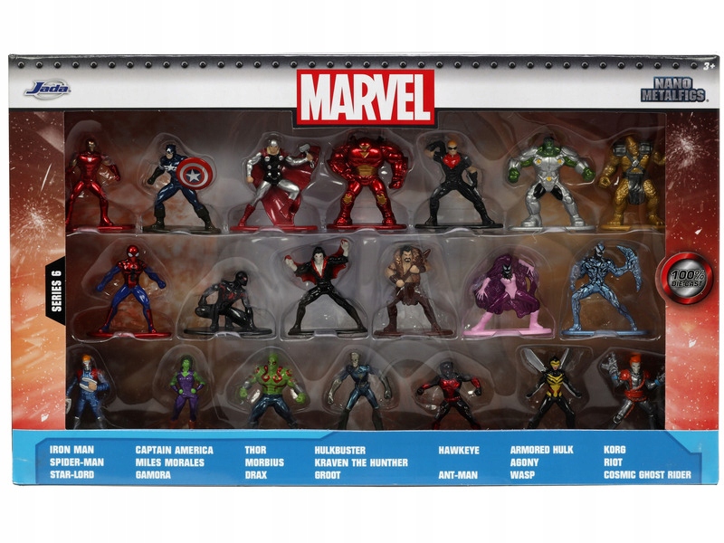 

Zestaw figurek Jada Toys Marvel wersja 6 253225018