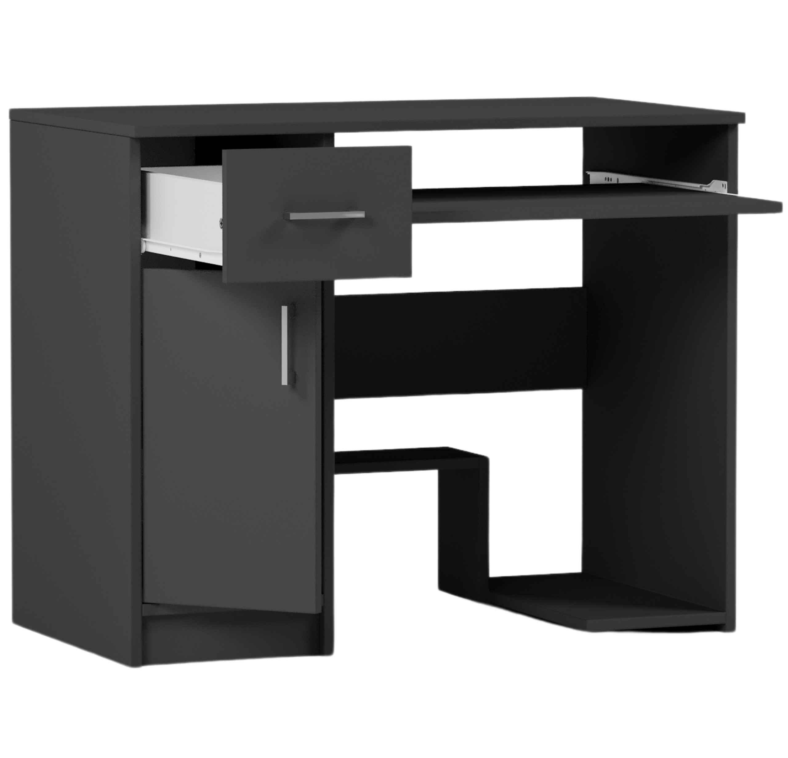 BIURKO KOMPUTEROWE 90CM STOLIK LAPTOP N-10 ANTRACYT