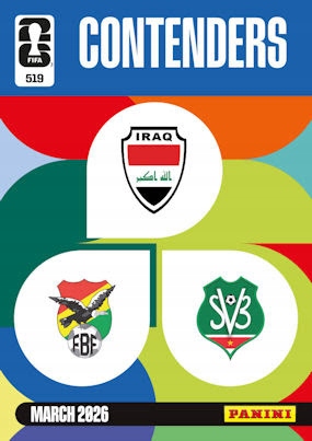 Panini Fifa World Cup 2026 519 Team Crests Suriname-Bolivia Iraq