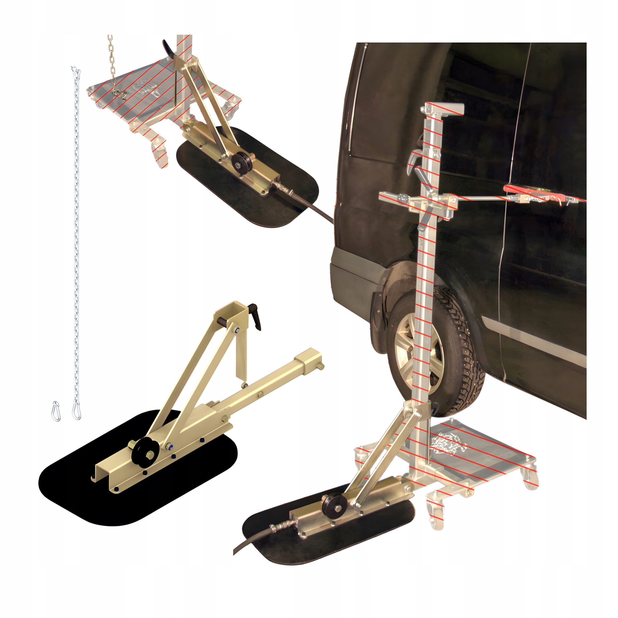 SmartPuller Air+ s vákuovou kotvou Vákuová hubica Autorobot