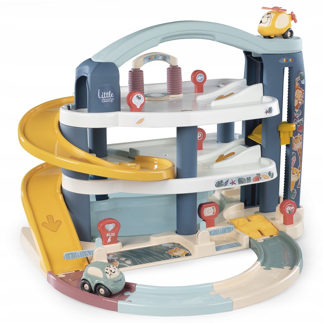 

Smoby Little Maxi Garaż Vroom Planet 2 Pojazdy