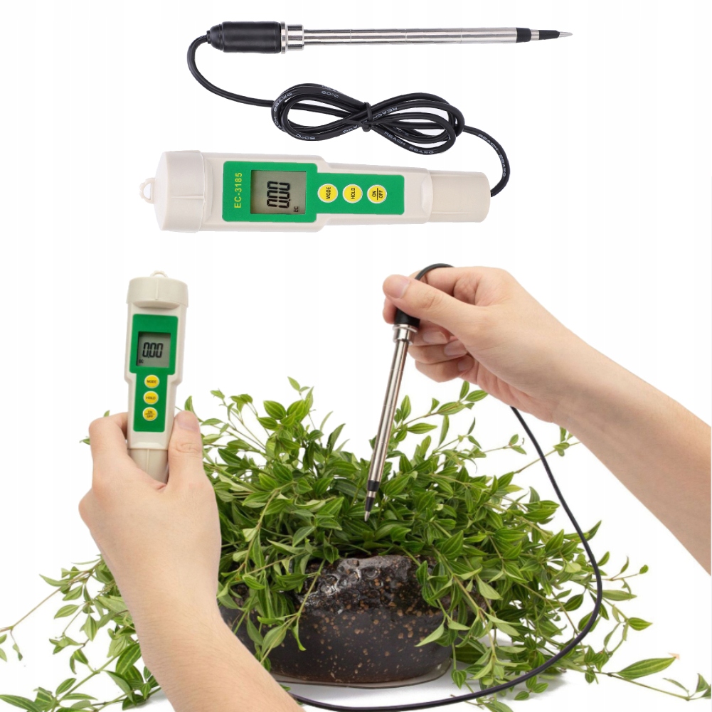 EC-3185 TESTER GLEBY 3W1 TESTER MIERNIK EC CF TD Marka bez marki