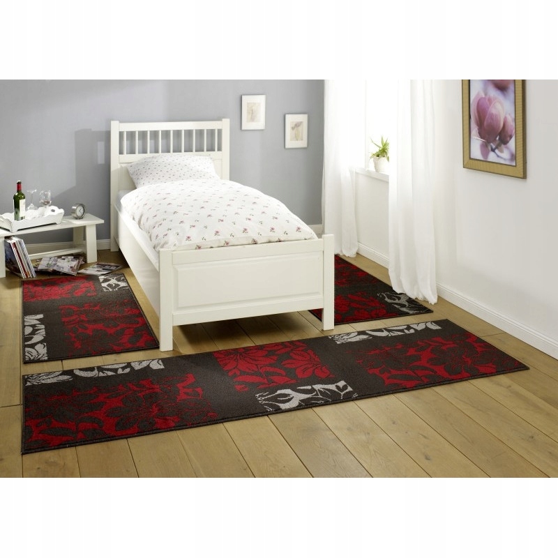 Sada kobercov s mäkkým vlasom do spálne, obývačky 70x240 cm a 2x 70x140 cm