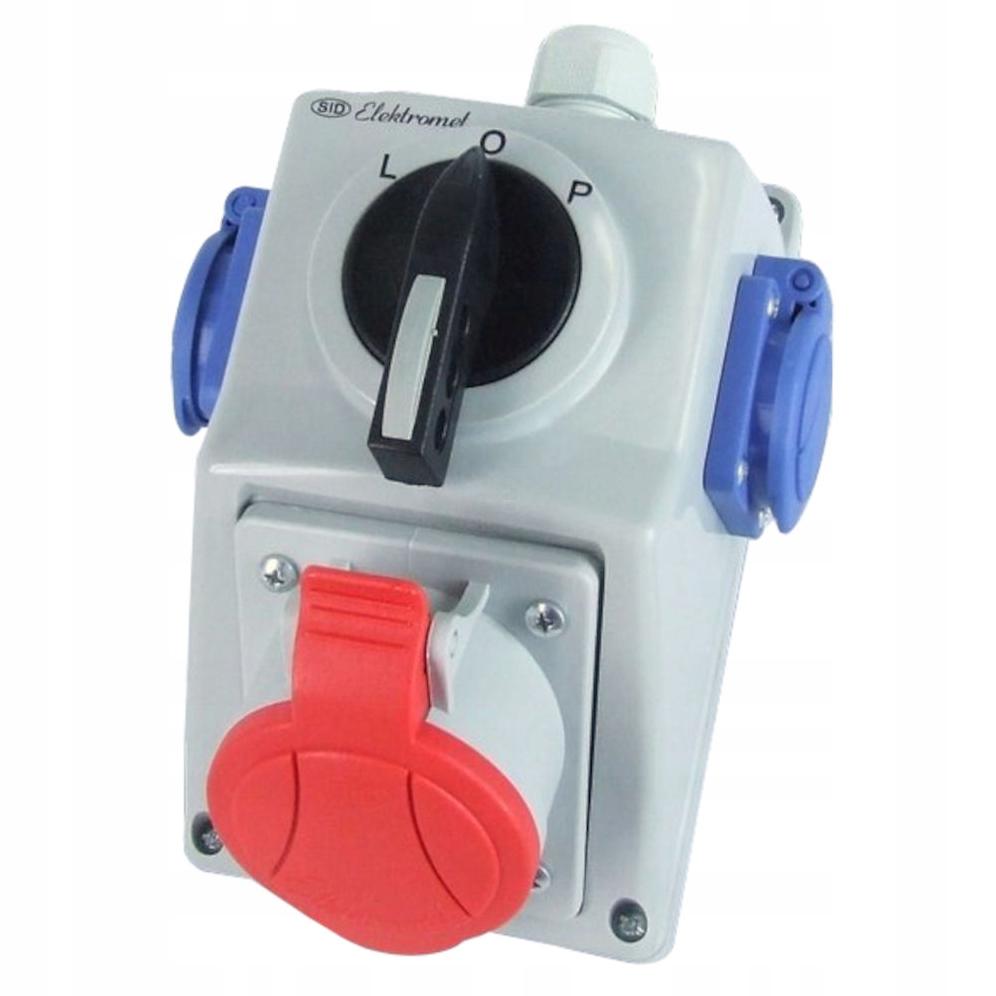 Zestaw Instalacyjny SIŁOWY/230V 32A Rozłącznik Lop