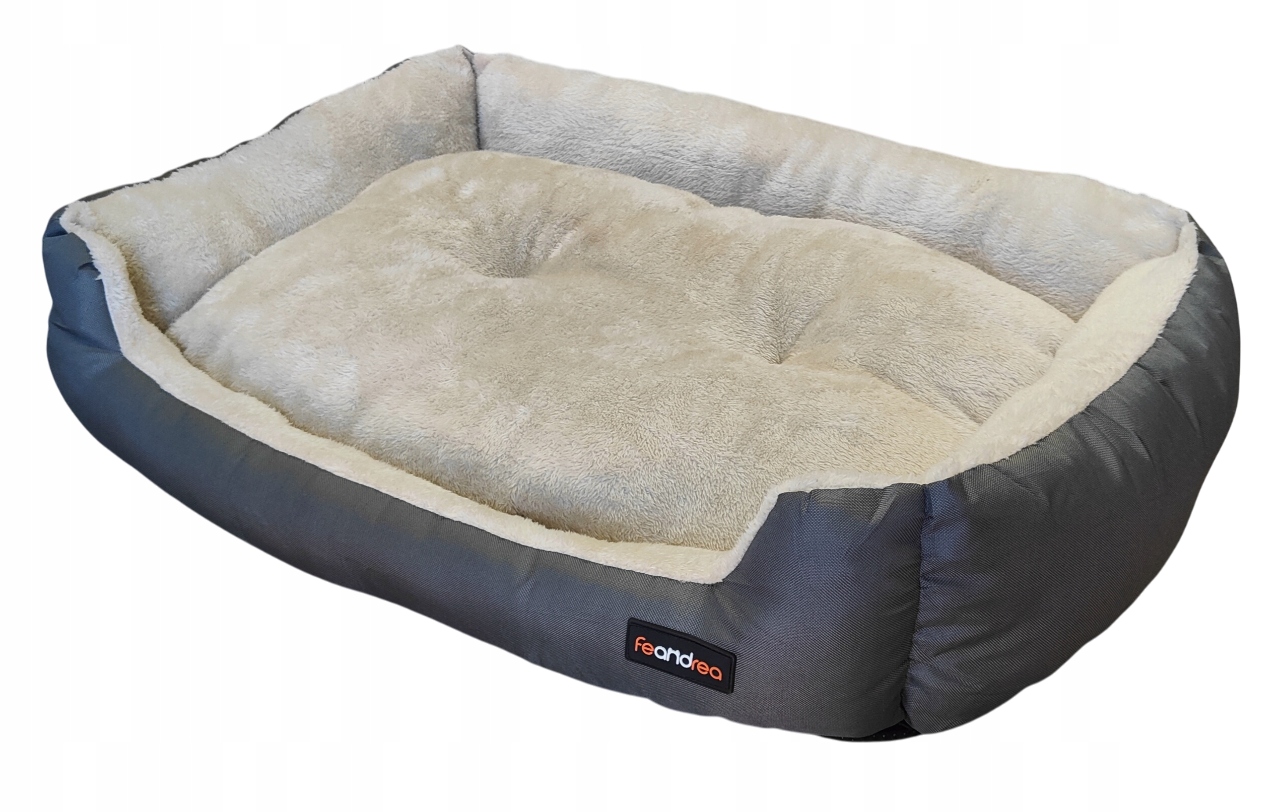 Levně Pelíšek béžové Feandrea pro psa kočku 85x65x20 s polštářem