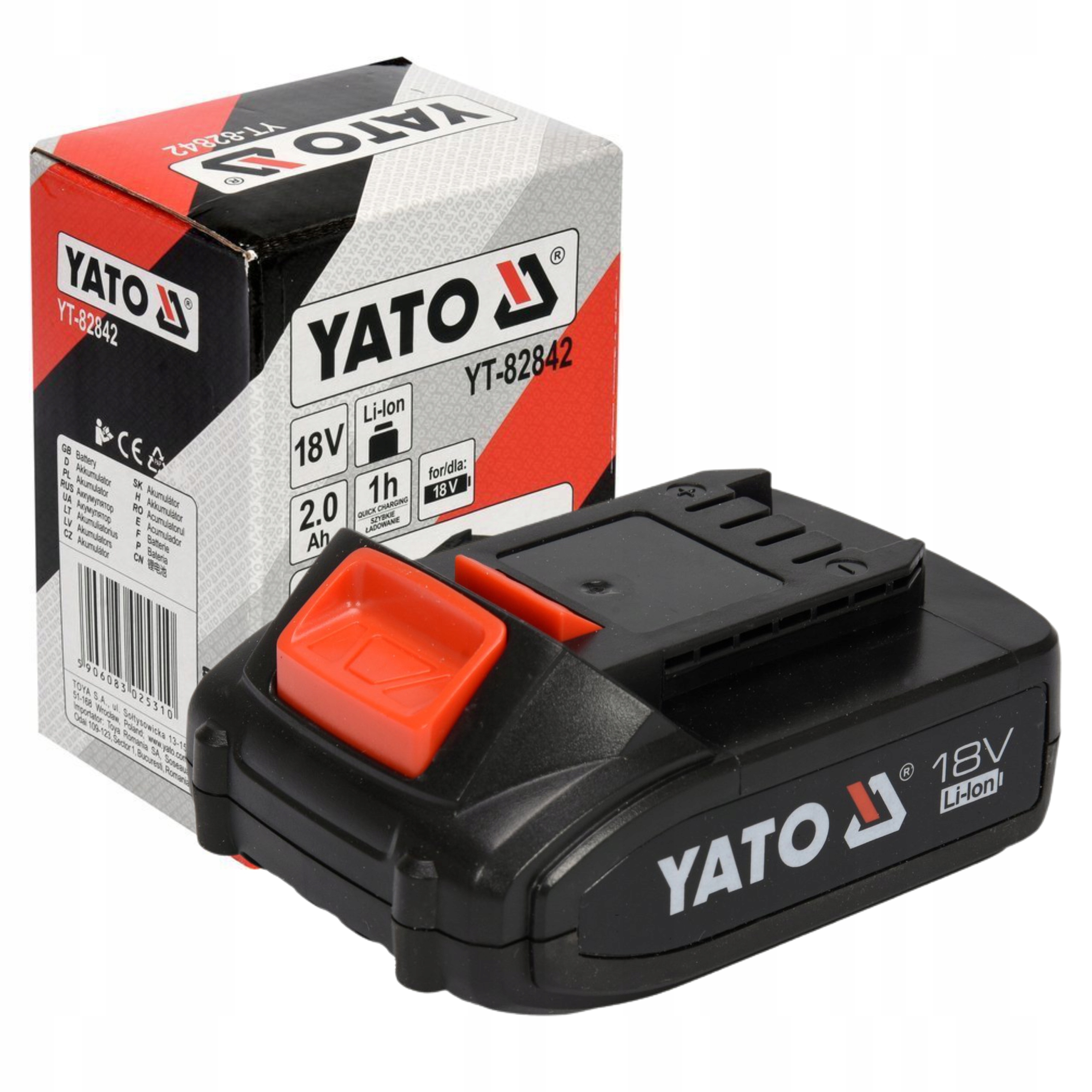 

Yato Akumulator Bateria 18V 2.0Ah Li-Ion YT-82842