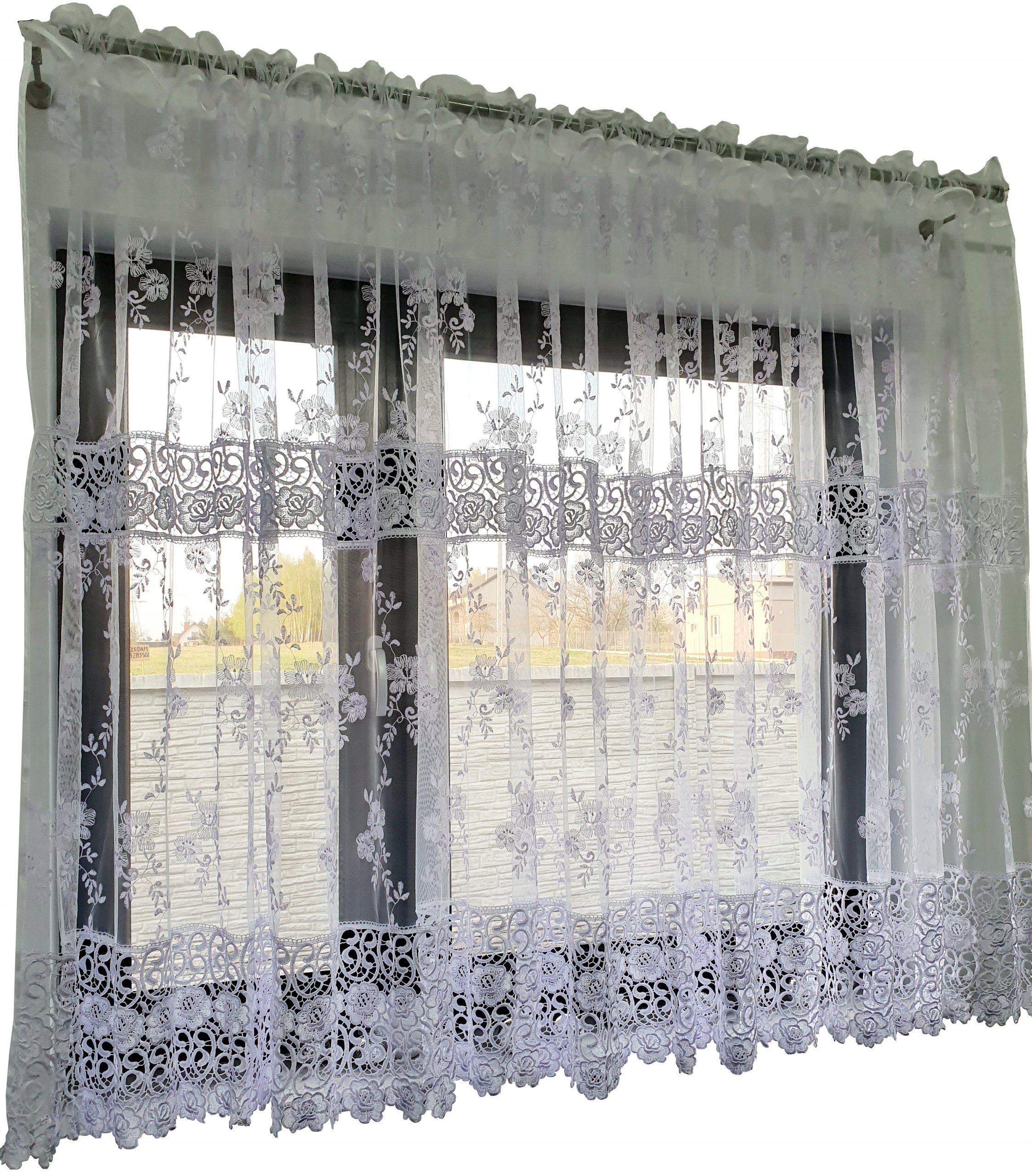 

Firana Gotowa 160cm x 400cm z Gipiurą
