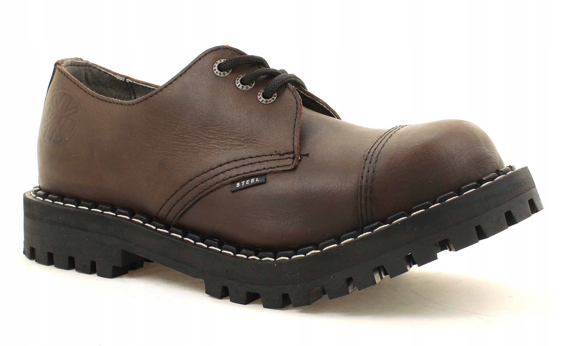 

Glany Steel Brązowe 3-DZIURY 101/O/CR.BR 38